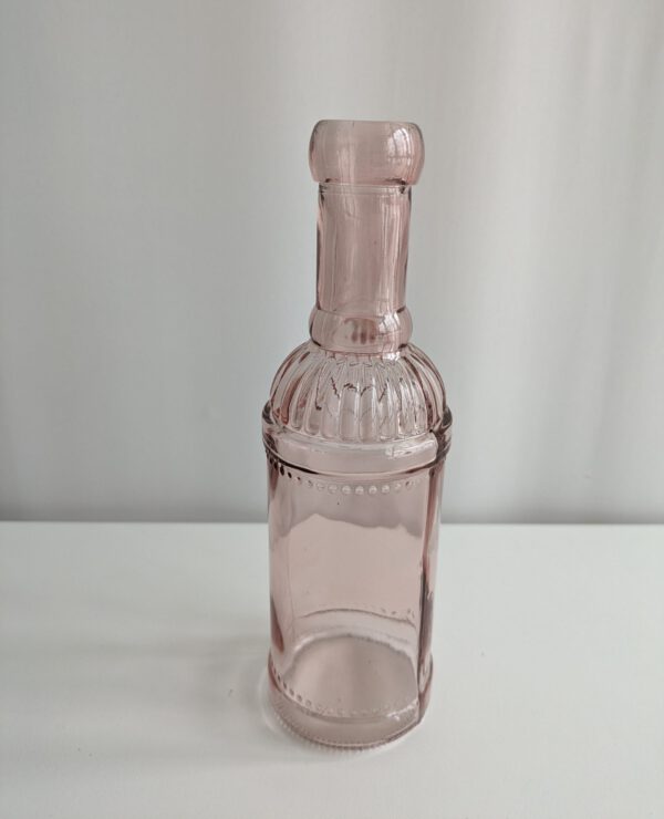 Flaschenvase rosa 20cm