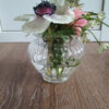 Vase gerillt bauchig 9cm