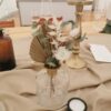 Vase mit Flaschenhals in Gold – Bild 2