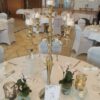 Dekoverleih Bad Driburg Hochzeit Heiraten Deko mieten leihen Kerzenständer gelb gold 5 armig 77cm