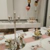 Dekoverleih Bad Driburg Hochzeit Heiraten Deko mieten leihen Kerzenständer silber 77cm 5 armig