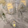 Kerzenhalter Glas 3er Set auf Fuß – Bild 2