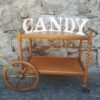 Candy Bar Wagen braun