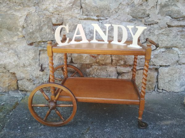 Candy Bar Wagen braun