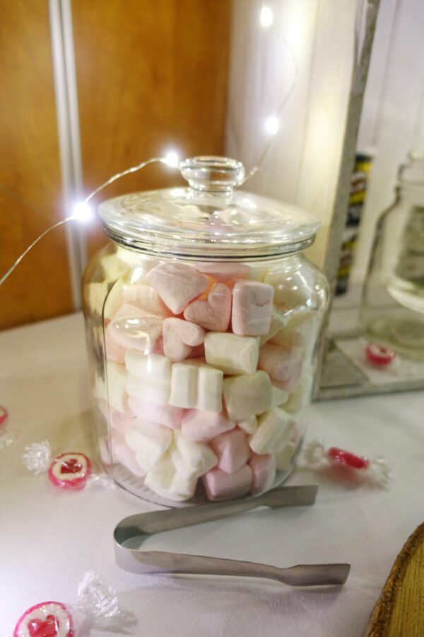 Candy Bar - Glas "schlicht" mit Deckel 18cm