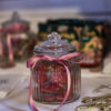 Candy Bar - Glas "Rillen" 10cm mit Deckel