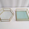 Candy Bar - Glasschale Hexagon Gold – Bild 2