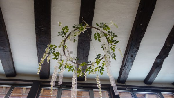 Hula Hoop Reifen mit Blumen – Bild 2