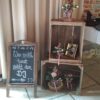 Tafel - Aufsteller Braun mit Herz – Bild 2