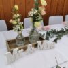 Dekoverleih Bad Driburg Hochzeit Heiraten Deko mieten leihen Schriftzug MR & MRS weiß