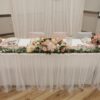 Dekoverleih Bad Driburg Hochzeit Heiraten Deko mieten leihen Tüllrock Goldkante Tischrock Skirting