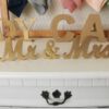 Schriftzug - Mr & Mrs gold – Bild 3