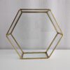 Candy Bar - Glasschale Hexagon Gold