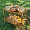 Dekoverleih Bad Driburg Hochzeit Heiraten Deko mieten leihen Candy Bar wagen braun teewagen vintage