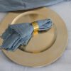 Dekoverleih Bad Driburg Hochzeit Heiraten Deko mieten leihen Serviettenring antik Gold Servietten ring