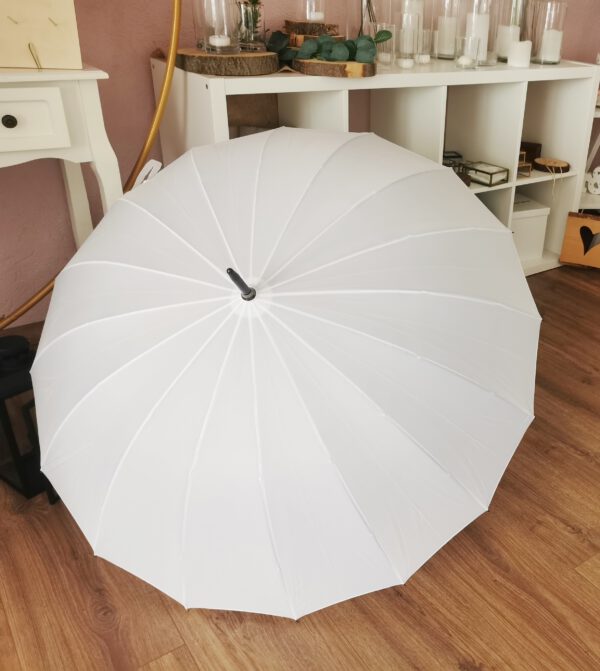 Regenschirm weiß
