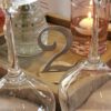 Tischnummer Silber geschwungen – Bild 2