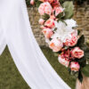 Hochzeit Heiraten Dekoverleih gesteck für den Traubogen