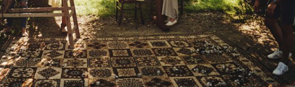 Teppich Freie Trauung Vintage Boho