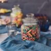 Dekoverleih Bad Driburg Hochzeit Heiraten Deko mieten leihen Candy Bar Glas gerillt mit Deckel