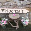 Wegweiser Holz - Hochzeit Rechts – Bild 3