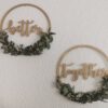 Stuhldeko - better together rund Gold
