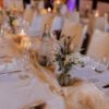 Dekoverleih Bad Driburg Hochzeit Heiraten Deko mieten leihen Tischläufer creme musselin
