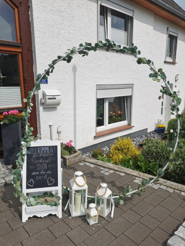 Dekoverleih Bad Driburg Hochzeit Heiraten Deko mieten leihen Hintergrund Fotohintergrund Fotobox Willkommensbereich