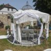 Hintergrund Fotohintergrund Fotobox Ring weiß