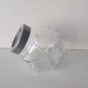 Dekoverleih Bad Driburg Hochzeit Heiraten Candy Bar Glas mit Deckel Grau