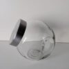 Candy Bar - Glas mit Deckel silber "Bonbon"