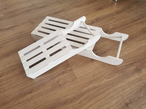 Schlitten Set weiß – Bild 2