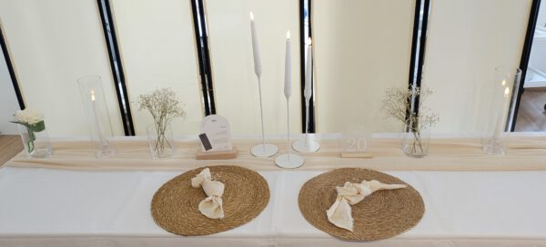Kerzenhalter mit Zylindervase – Bild 2