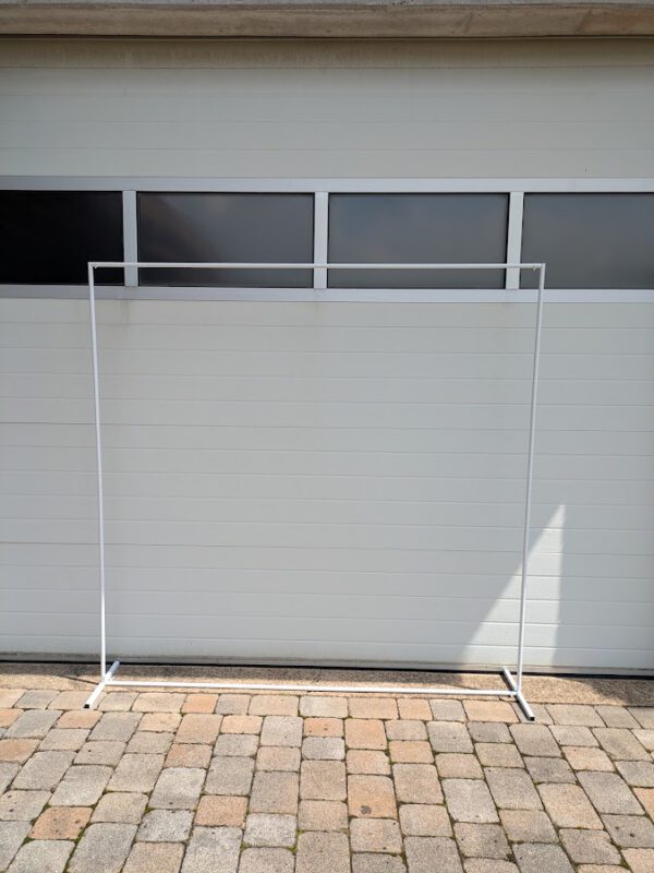 Hintergrund Gestell 2m weiß – Bild 2