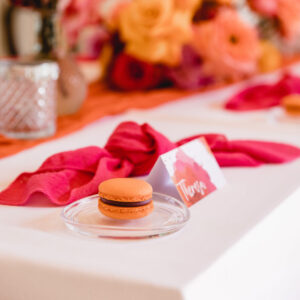 Stoffserviette Musselin Pink