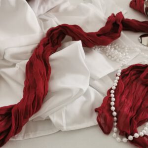 Tischläufer Burgunder rot 270cm