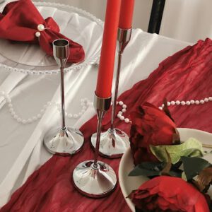 Kerzenständer Silber 3er Set