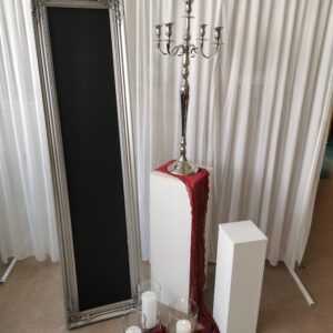 Tischplan silber - Barock Tafel