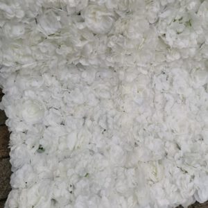 Fotohintergrund weiße Blumen 240x220cm