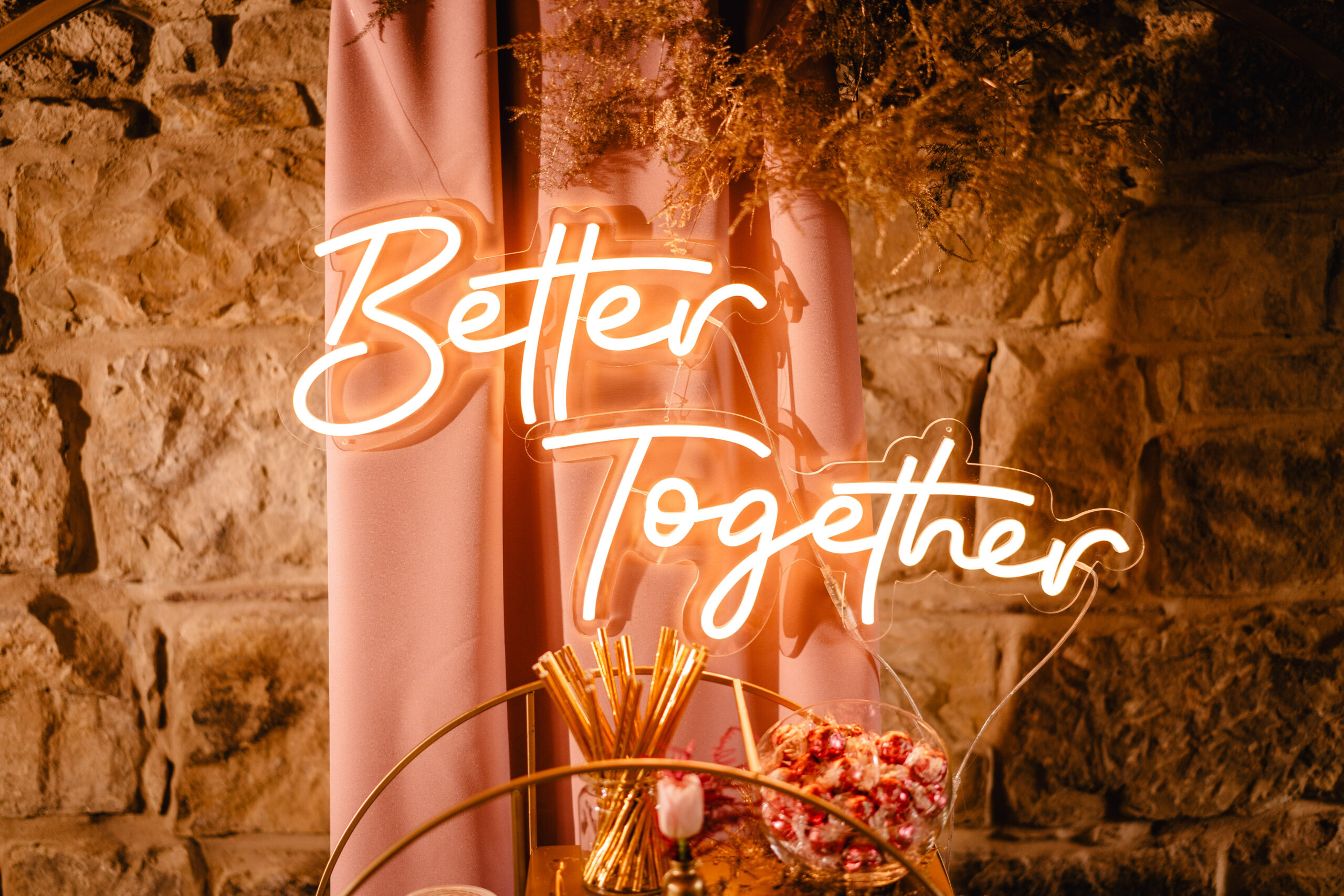 Better Together Neon Schild groß